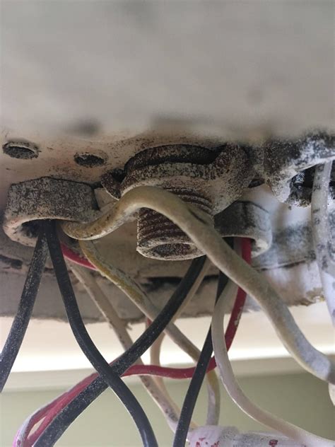 remove of existing ceiling junction box|old work ceiling box installation.